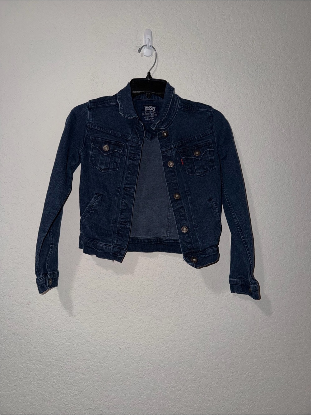 Levi's Blue Denim Jacket with Button Front
